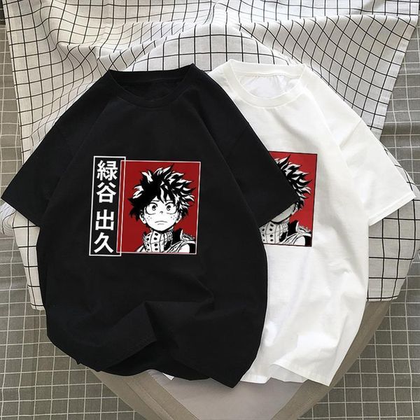 my hero academia anime mens t shirts print fun casual summer harajuku loose cute men and women japan boku no, White;black
my hero academia anime mens t shirts print fun casual summer harajuku loose cute men and women japan boku no, White;black