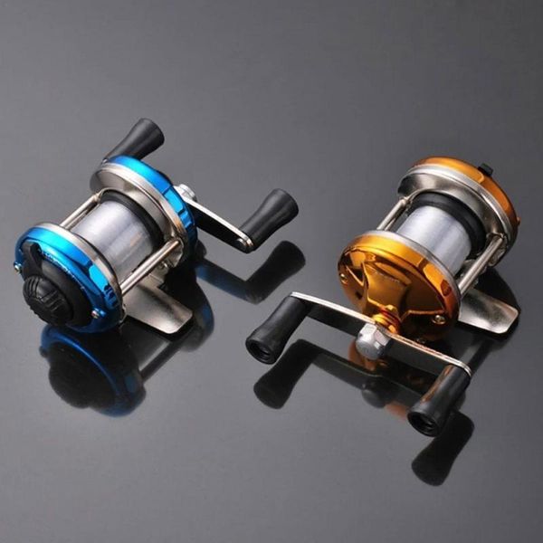 baitcasting reels mini fishing reel, small drum double rocker metal with reel body portable x6x4
baitcasting reels mini fishing reel, small drum double rocker metal with reel body portable x6x4