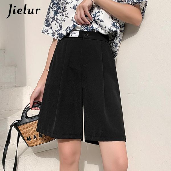 women's shorts solid colur for women pocket white grey black suit 2021 summer high waist loose thin short female, White;black
women's shorts solid colur for women pocket white grey black suit 2021 summer high waist loose thin short female, White;black