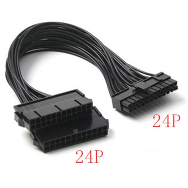 24pin f to dual 20+4pin m power supply extension cable for two motherboard psu atx adapter 18awg computer cables & connectors
24pin f to dual 20+4pin m power supply extension cable for two motherboard psu atx adapter 18awg computer cables & connectors