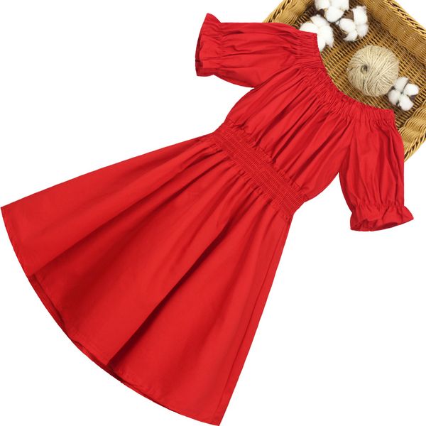 girls summer dress solid color girls dresses off shoulder children dresses causual style kids costume for girl, Red;yellow
girls summer dress solid color girls dresses off shoulder children dresses causual style kids costume for girl, Red;yellow