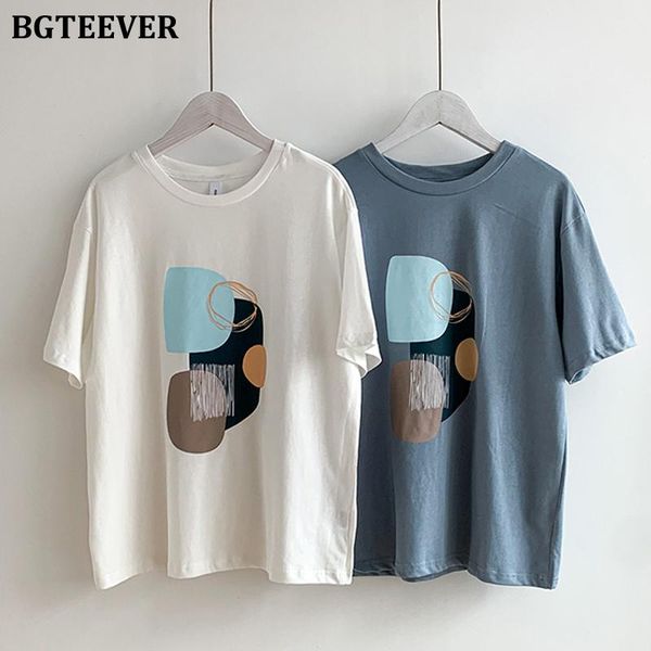 o-neck short sleele women t-shirts 2021 spring summer ladies geometric printed tees casual loose female pullovers women's t-shirt, White
o-neck short sleele women t-shirts 2021 spring summer ladies geometric printed tees casual loose female pullovers women's t-shirt, White
