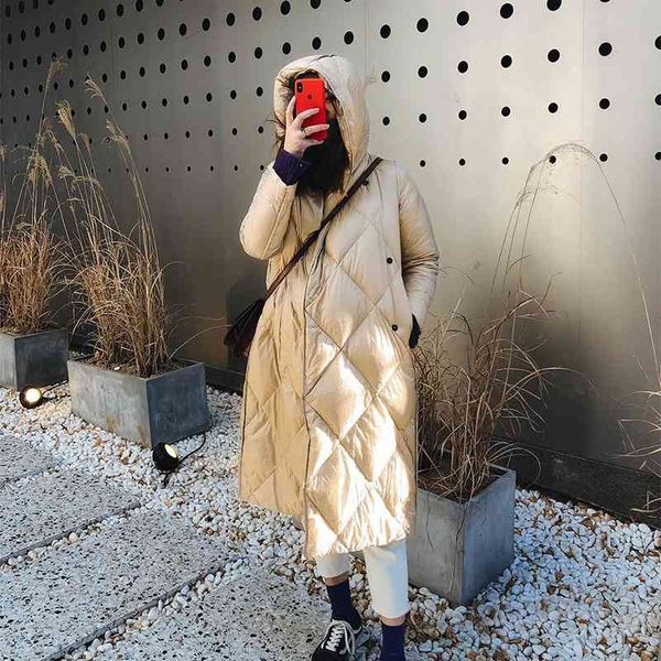 luxury lady 90 white goose down light diamond grid jacket women's medium long over knee warm autumn and winter style, Black
luxury lady 90 white goose down light diamond grid jacket women's medium long over knee warm autumn and winter style, Black