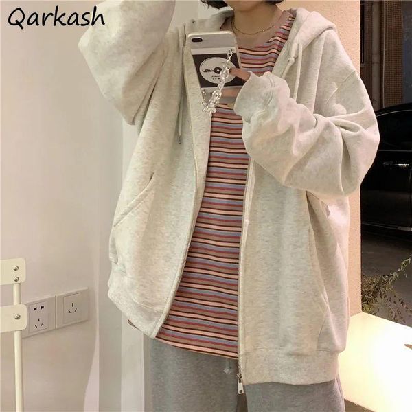 women's jackets women basic letter embroidery loose hooded zipper oversize simple harajuku outwear all-match spring chic korean ins, Black;brown
women's jackets women basic letter embroidery loose hooded zipper oversize simple harajuku outwear all-match spring chic korean ins, Black;brown