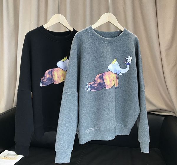 hoodies light luxury soft long-sleeved round neck elephant pattern western style age-reducing space cotton sweatshirts women 2021 v9zh, Black
hoodies light luxury soft long-sleeved round neck elephant pattern western style age-reducing space cotton sweatshirts women 2021 v9zh, Black