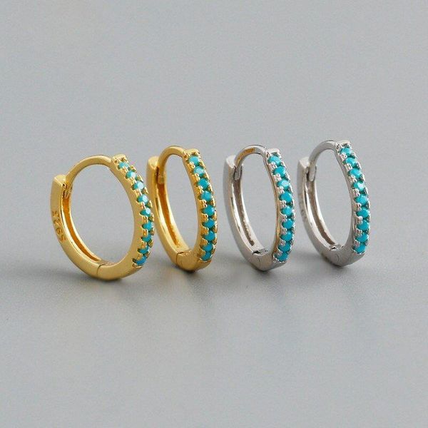 hoop & huggie a00341 blue zircon round ear buckle for women genuine 925 sterling silver bohemian party jewelry eye catching, Golden;silver
hoop & huggie a00341 blue zircon round ear buckle for women genuine 925 sterling silver bohemian party jewelry eye catching, Golden;silver