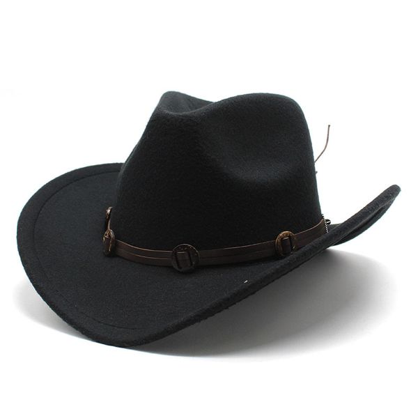vintage style western cowboy hatswinter autumn gentleman felt jazz sombrero caps panama imitation wool fedoras, Blue;gray
vintage style western cowboy hatswinter autumn gentleman felt jazz sombrero caps panama imitation wool fedoras, Blue;gray