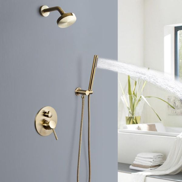 round bathroom luxury rain mixer shower set wall mounted rainfall head system handheld faucet brushed gold sets
round bathroom luxury rain mixer shower set wall mounted rainfall head system handheld faucet brushed gold sets