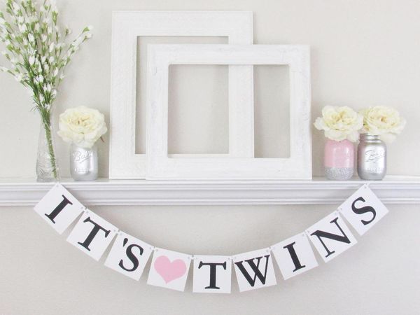 party decoration 1 x it's twins banner first birthday we are one po prop sign decorations
party decoration 1 x it's twins banner first birthday we are one po prop sign decorations