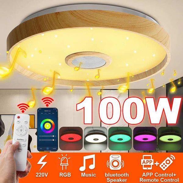 ceiling lights 100w modern led light smart phone bluetooth music speaker app remote control rgb dimmable bedroom lamp
ceiling lights 100w modern led light smart phone bluetooth music speaker app remote control rgb dimmable bedroom lamp