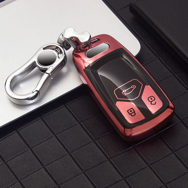 tpu car key cover for audi a5 q7 s4 s5 a4 b9 a4l 4m tt tts rs 8s smart keychain case shell bags accessories
tpu car key cover for audi a5 q7 s4 s5 a4 b9 a4l 4m tt tts rs 8s smart keychain case shell bags accessories