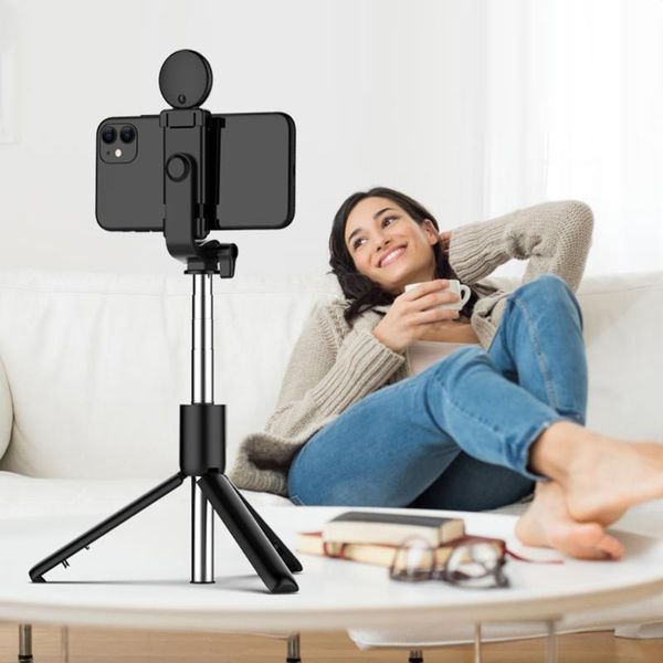selfie monopods phone stick extendable mini tripod mobile monopod with fill light bluetooth shutter remote control
selfie monopods phone stick extendable mini tripod mobile monopod with fill light bluetooth shutter remote control