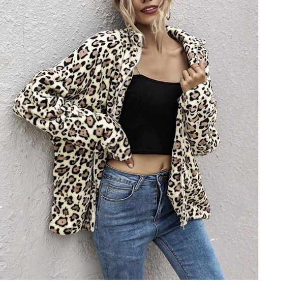 women coat leopard printed front zipper full length regular sleeve turn-down collar fashion slim fitting jacket women's jackets, Black;brown 
women coat leopard printed front zipper full length regular sleeve turn-down collar fashion slim fitting jacket women's jackets, Black;brown
