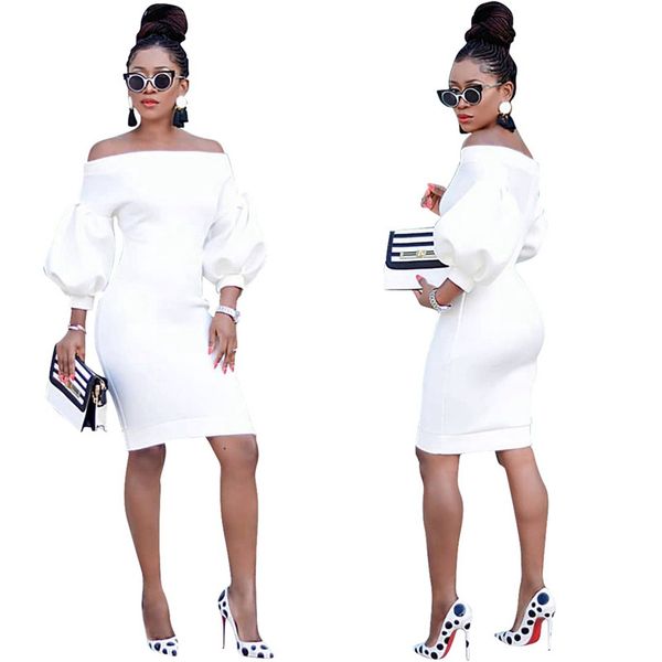 2021 women elegant white off the shoulder bodycon dress lantern long sleeve short dress night club evening party dresses, Black;white
2021 women elegant white off the shoulder bodycon dress lantern long sleeve short dress night club evening party dresses, Black;white