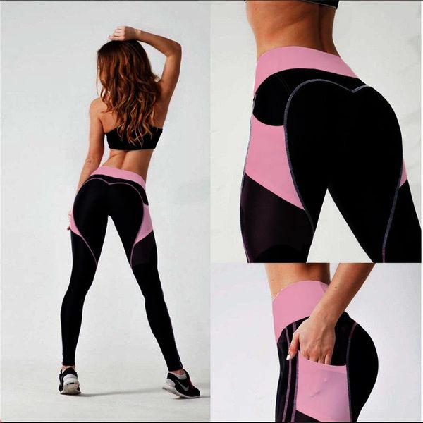 yoga outfit high waist patchwork gym training leggings elasticity tights with pocket sports pants women slim running fitness
yoga outfit high waist patchwork gym training leggings elasticity tights with pocket sports pants women slim running fitness