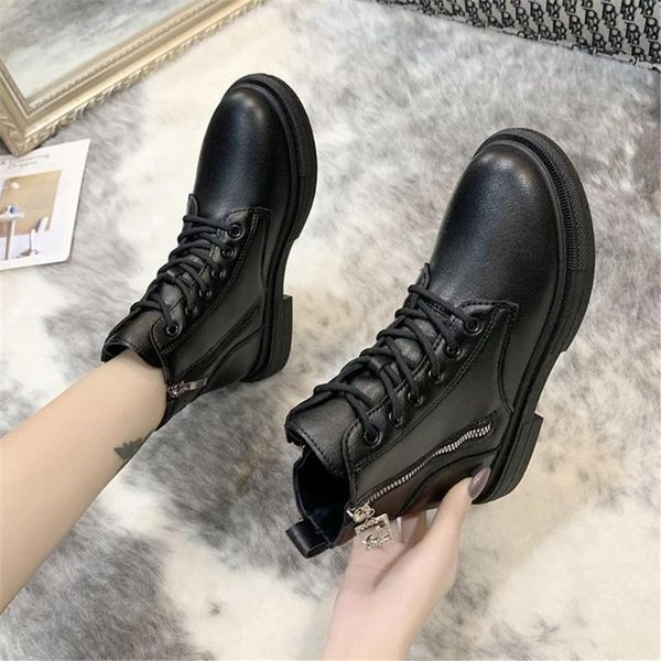 boots female british style autumn and winter net red all-match short-tube korean fashion short, Black
boots female british style autumn and winter net red all-match short-tube korean fashion short, Black