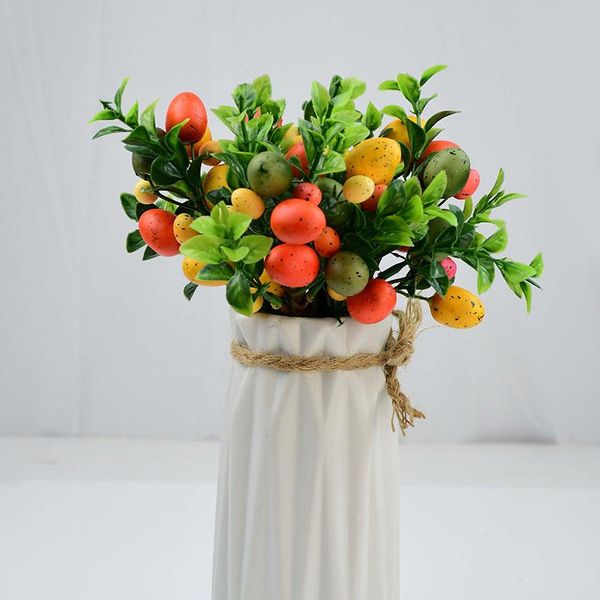 1pc artificial flower branch easter eggs bouquet fake floral plant for home ornament festival wedding party decoration supplies decorative f
1pc artificial flower branch easter eggs bouquet fake floral plant for home ornament festival wedding party decoration supplies decorative f