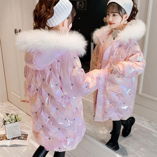 down coat winter jacket for girls children's clothing pink bright face waterproof artifical fur 4-10 years kids fashion parkas, Blue;gray
down coat winter jacket for girls children's clothing pink bright face waterproof artifical fur 4-10 years kids fashion parkas, Blue;gray