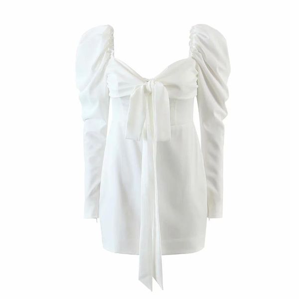 casual dresses 2021 white pleated bow bodycon dress women backless night club party elegant mini summer vestidos, Black;gray
casual dresses 2021 white pleated bow bodycon dress women backless night club party elegant mini summer vestidos, Black;gray