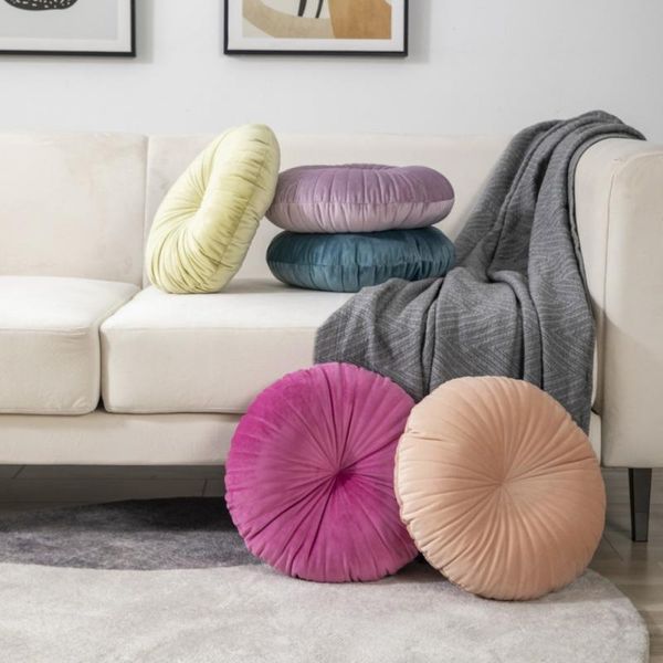 pillow round throw velvet pleated pumpkin cushion for sofa chair bed car home decoration
pillow round throw velvet pleated pumpkin cushion for sofa chair bed car home decoration