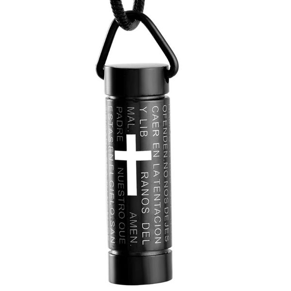 pendant necklaces cmj2207 10pcsstainless steel bible lords cylinder ash holder memorial jewelry cremation keepsake urn necklace for ashes, Silver
pendant necklaces cmj2207 10pcsstainless steel bible lords cylinder ash holder memorial jewelry cremation keepsake urn necklace for ashes, Silver