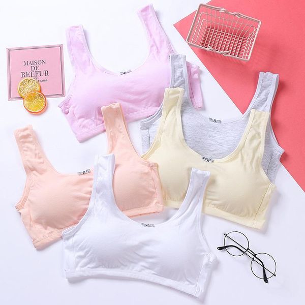 bras teenager sport bra breathable push up girls vest style cotton underwear 8-12y kids brassiere teens tube, Red;black
bras teenager sport bra breathable push up girls vest style cotton underwear 8-12y kids brassiere teens tube, Red;black