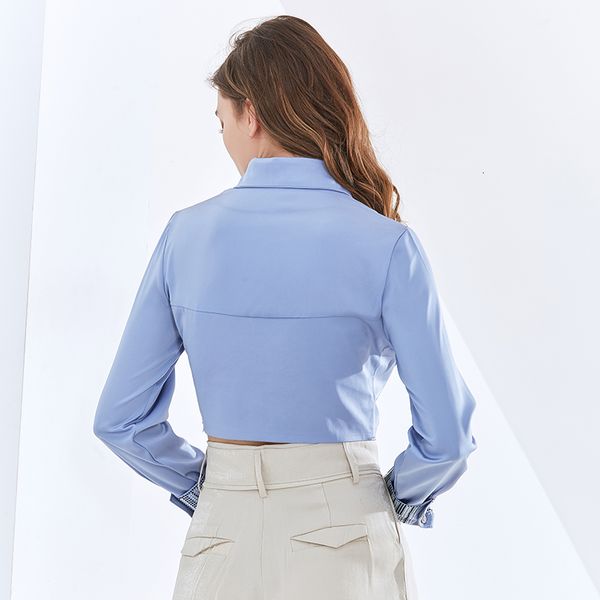 blouses solid blouses for women lapel long sleeve ruched loose patchwork diamonds short shirts female 2021 autumn clothing, White
blouses solid blouses for women lapel long sleeve ruched loose patchwork diamonds short shirts female 2021 autumn clothing, White
