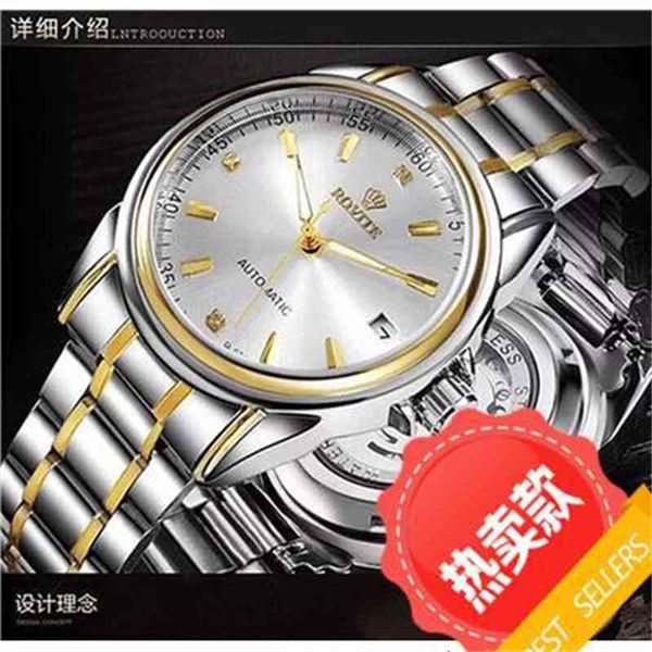 fashion leisure calendar mechanical watch korean trend stainless steel with waterproof, Slivery;brown
fashion leisure calendar mechanical watch korean trend stainless steel with waterproof, Slivery;brown