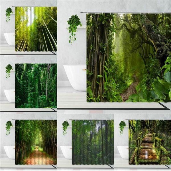 shower curtains summer tropical forest landscape banyan jungle green plants corridor natural scenery home decor bathroom curtain
shower curtains summer tropical forest landscape banyan jungle green plants corridor natural scenery home decor bathroom curtain