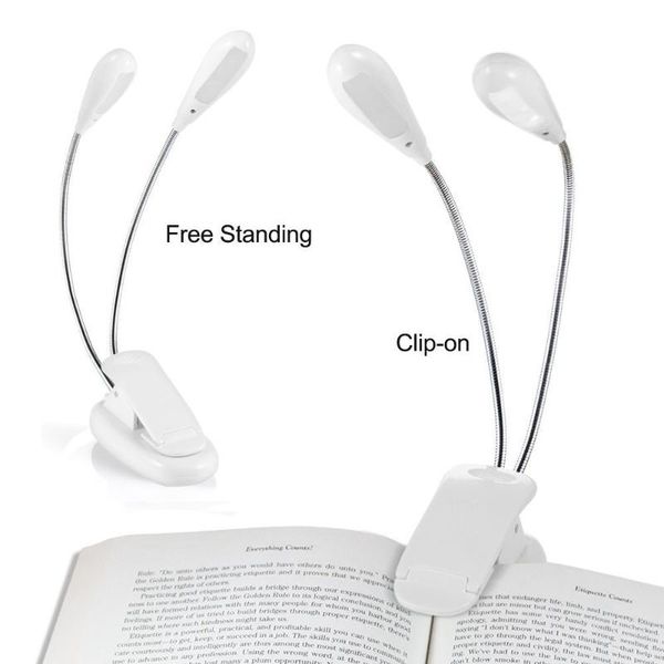 book lights chenfec 8 led clip-on adjustable bright dual arms light reading table lamp piano music stand
book lights chenfec 8 led clip-on adjustable bright dual arms light reading table lamp piano music stand