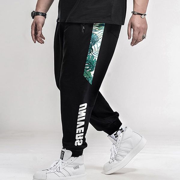 stretch elastic pants trendy brand guard palm leaf trapezoid under the word fat large size -7xl men's loose, Black
stretch elastic pants trendy brand guard palm leaf trapezoid under the word fat large size -7xl men's loose, Black