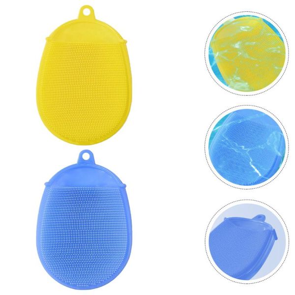 2pcs baby toddler bath shower scrubber exfoliating silicone brushes hair, Silver
2pcs baby toddler bath shower scrubber exfoliating silicone brushes hair, Silver