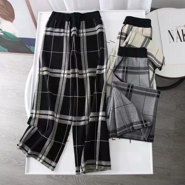 women's pants & capris knitted autumn and winter high waist straight loose thick retro casual black white lattice children's
women's pants & capris knitted autumn and winter high waist straight loose thick retro casual black white lattice children's