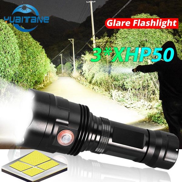 brightest led 3*p50 lamp bead torch with power display usb rechargeable lantern use 1*26650 battery flashlights torches
brightest led 3*p50 lamp bead torch with power display usb rechargeable lantern use 1*26650 battery flashlights torches