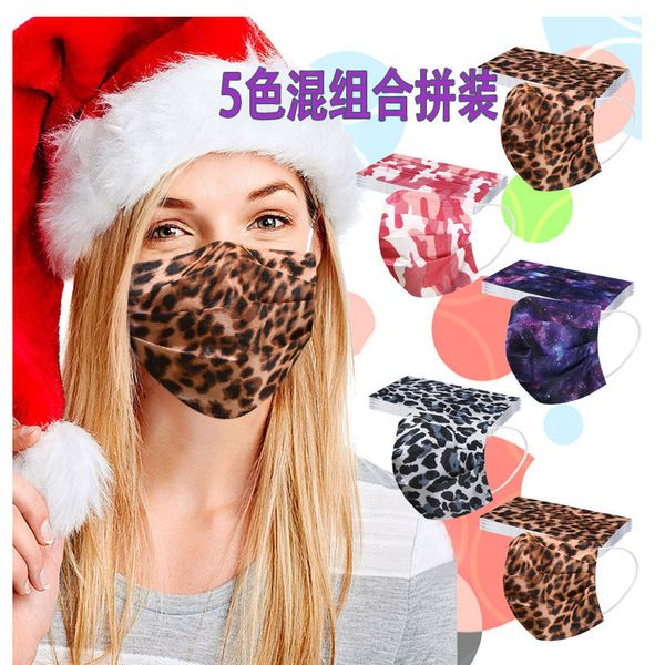 custom logo disposable three-layer meltblown star leopard print new color 95 filter thick mask
custom logo disposable three-layer meltblown star leopard print new color 95 filter thick mask