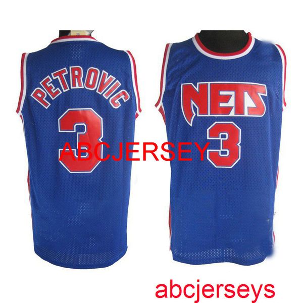 men women kids no.3 petrovic jersey retro mesh blue embroidery new basketball jerseys xs-5xl 6xl, Black
men women kids no.3 petrovic jersey retro mesh blue embroidery new basketball jerseys xs-5xl 6xl, Black