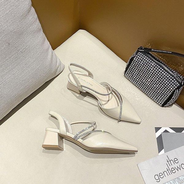 sandals 2021 fashion women's summer set foot pointed toe women rhinestone dress shoes mid heel outdoor comfortable, Black
sandals 2021 fashion women's summer set foot pointed toe women rhinestone dress shoes mid heel outdoor comfortable, Black