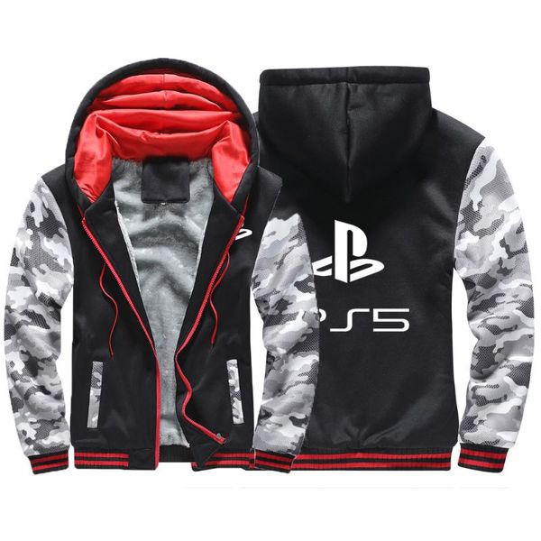 men's hoodies & sweatshirts 2021 playstation winter brand print thicken jacket sport male zipper sweatshirt tracksuit college coat, Black
men's hoodies & sweatshirts 2021 playstation winter brand print thicken jacket sport male zipper sweatshirt tracksuit college coat, Black