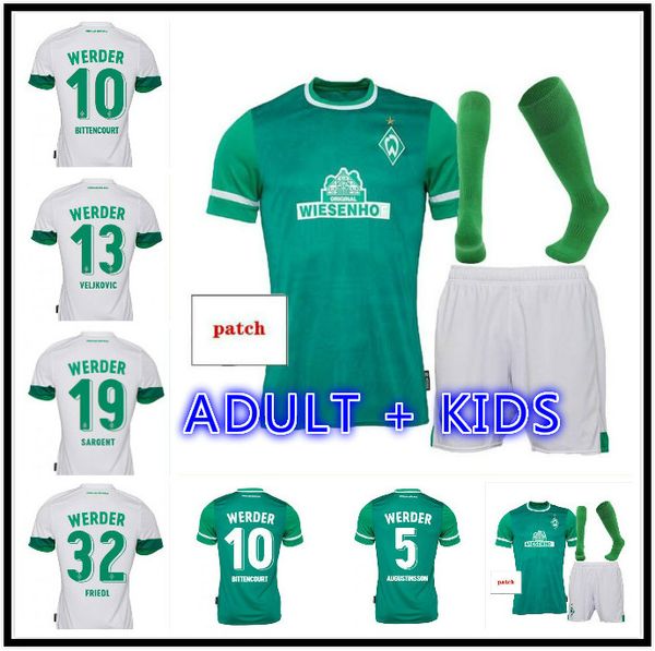 kids kit 21 22 sv werder bremen soccer jerseys 2021 2022 rashica selke fullkru camisas de futebol friedl klaassen football shirts uniform, Black;yellow
kids kit 21 22 sv werder bremen soccer jerseys 2021 2022 rashica selke fullkru camisas de futebol friedl klaassen football shirts uniform, Black;yellow