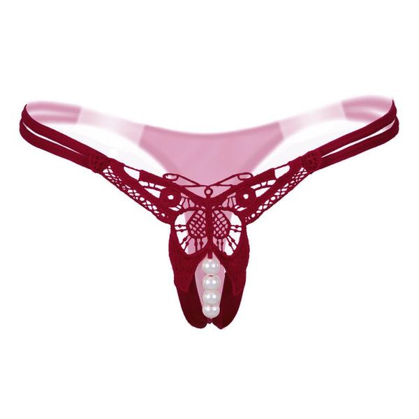 women's panties full transparent women pendant pearl g string low waist thongs underwear lingerie 51*, Black;pink
women's panties full transparent women pendant pearl g string low waist thongs underwear lingerie 51*, Black;pink