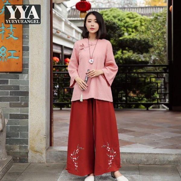 women's pants & capris vintage embroidery female elastic high waist trousers casual loose cotton linen wide legged fashion women sweatp, Black;white
women's pants & capris vintage embroidery female elastic high waist trousers casual loose cotton linen wide legged fashion women sweatp, Black;white