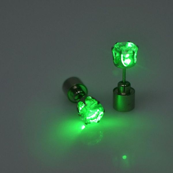 pair light up led earrings studs flashing blinking stainless steel dance party accessories colorful decoration
pair light up led earrings studs flashing blinking stainless steel dance party accessories colorful decoration