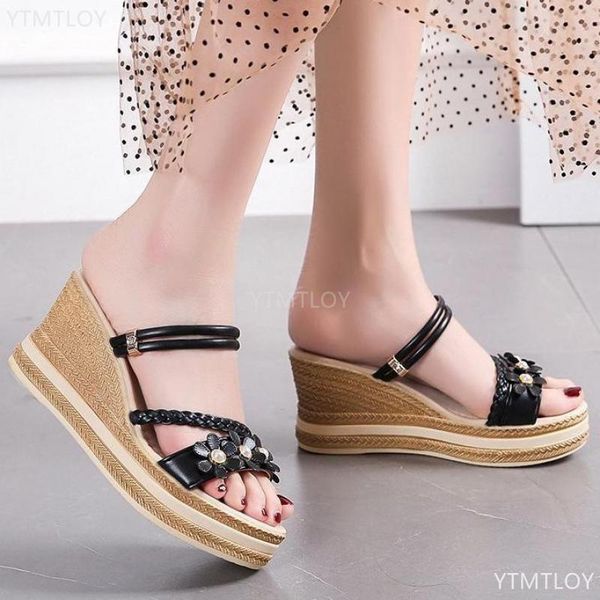 slippers wedge sandals for women 2021 large size 35-40 trendy beach zapatillas mujer casa flip flop sapatos femininos, Black
slippers wedge sandals for women 2021 large size 35-40 trendy beach zapatillas mujer casa flip flop sapatos femininos, Black