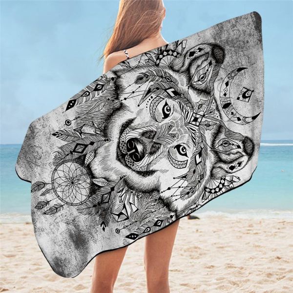 wolf bath towel bathroom dreamcatcher microfiber beach native tribal animal watercolor shower 75x150cm
wolf bath towel bathroom dreamcatcher microfiber beach native tribal animal watercolor shower 75x150cm