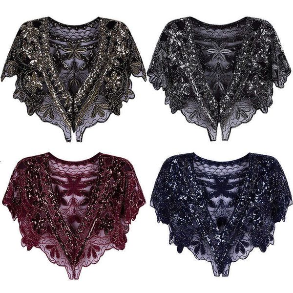luxury evening party dresses 1920 sequin beaded shawl party fashion, Black
luxury evening party dresses 1920 sequin beaded shawl party fashion, Black