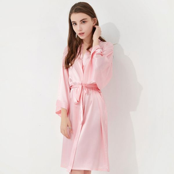 bridesmaid robes solid color robe bride elegant sleepwear women dressing gown bathrobe kimono silk bath robe sleep lounge, Black;red
bridesmaid robes solid color robe bride elegant sleepwear women dressing gown bathrobe kimono silk bath robe sleep lounge, Black;red