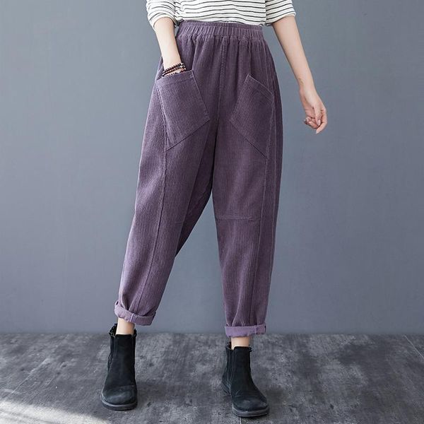 korean streetwear corduroy harem pants women fall/winter plus size fat loose elastic waist straight casual long trousers women's & capr, Black;white
korean streetwear corduroy harem pants women fall/winter plus size fat loose elastic waist straight casual long trousers women's & capr, Black;white
