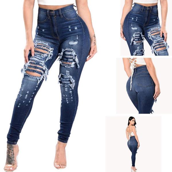 boyfriend ripped jeans cowgirl trousers high waist women's cool retro skinny push-up, Blue
boyfriend ripped jeans cowgirl trousers high waist women's cool retro skinny push-up, Blue