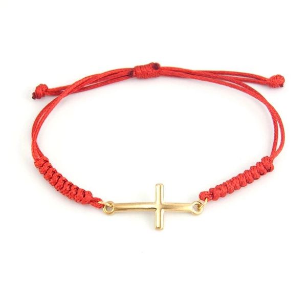 charm bracelets 100% stainless steel cross bracelet for women handmade braided cotton cord adjustable gold metal, Golden;silver
charm bracelets 100% stainless steel cross bracelet for women handmade braided cotton cord adjustable gold metal, Golden;silver