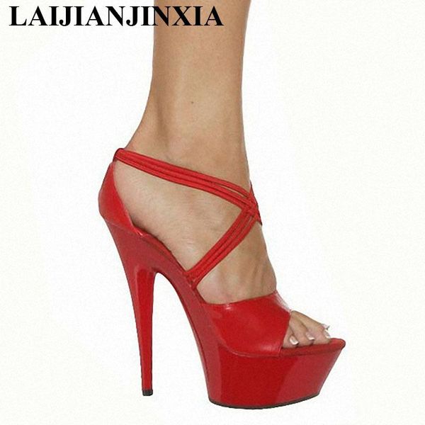 dance shoes women fine with high-heels 15cm female platforms show lady superb high-heeled sandals, Black
dance shoes women fine with high-heels 15cm female platforms show lady superb high-heeled sandals, Black